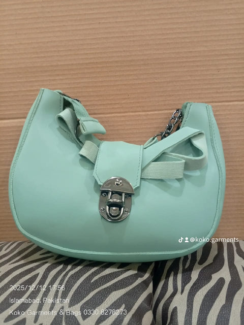 Elegant Petite Satchel with Faux-Fur Handle & Floral Accents