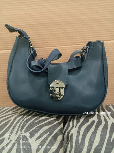 Modern Half-Moon Crossbody Sling